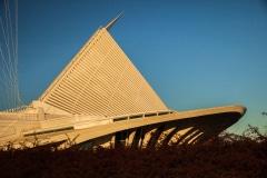 Sunset on the Museum - Milwaukee, WI.
