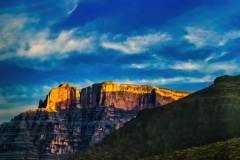 Twilight on a Plateau -  Hualapai Indian Reservation, North Mohave, AZ.