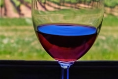 A Glass of Red - Napa , CA..