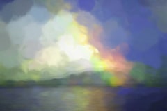Rainbow on a Lake - Priest Lake, ID. Splash