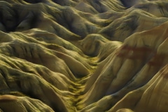 Rocky Trail in the Badlands - Badlands N.P., SD.