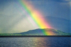 Rainbow on a Lake - Priest Lake, ID.