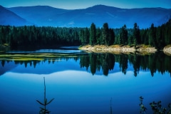 Reflections on a Lake-  Clark Fork, ID.