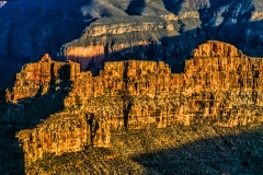Sundown in the Abyss - Grand Canyon National Park, AZ.