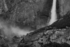 Thundering Yosemite Falls - Yosemite N.P. CA.
