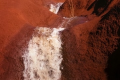 Waterfall in Red - Kauai HI.