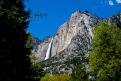 Waterfall on Granite - Yosemite CA